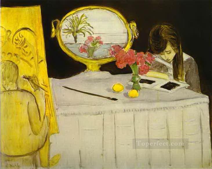 絵画レッスン 1919 年抽象フォービズム アンリ・マティス油絵